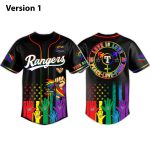 Rangers Pride Month 2026 Baseball Jersey