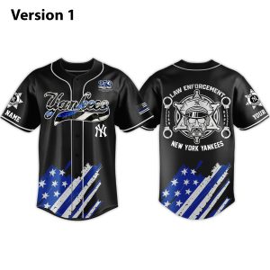 Yankees Law Enforcement Appreciation Day 2026 Jersey 1