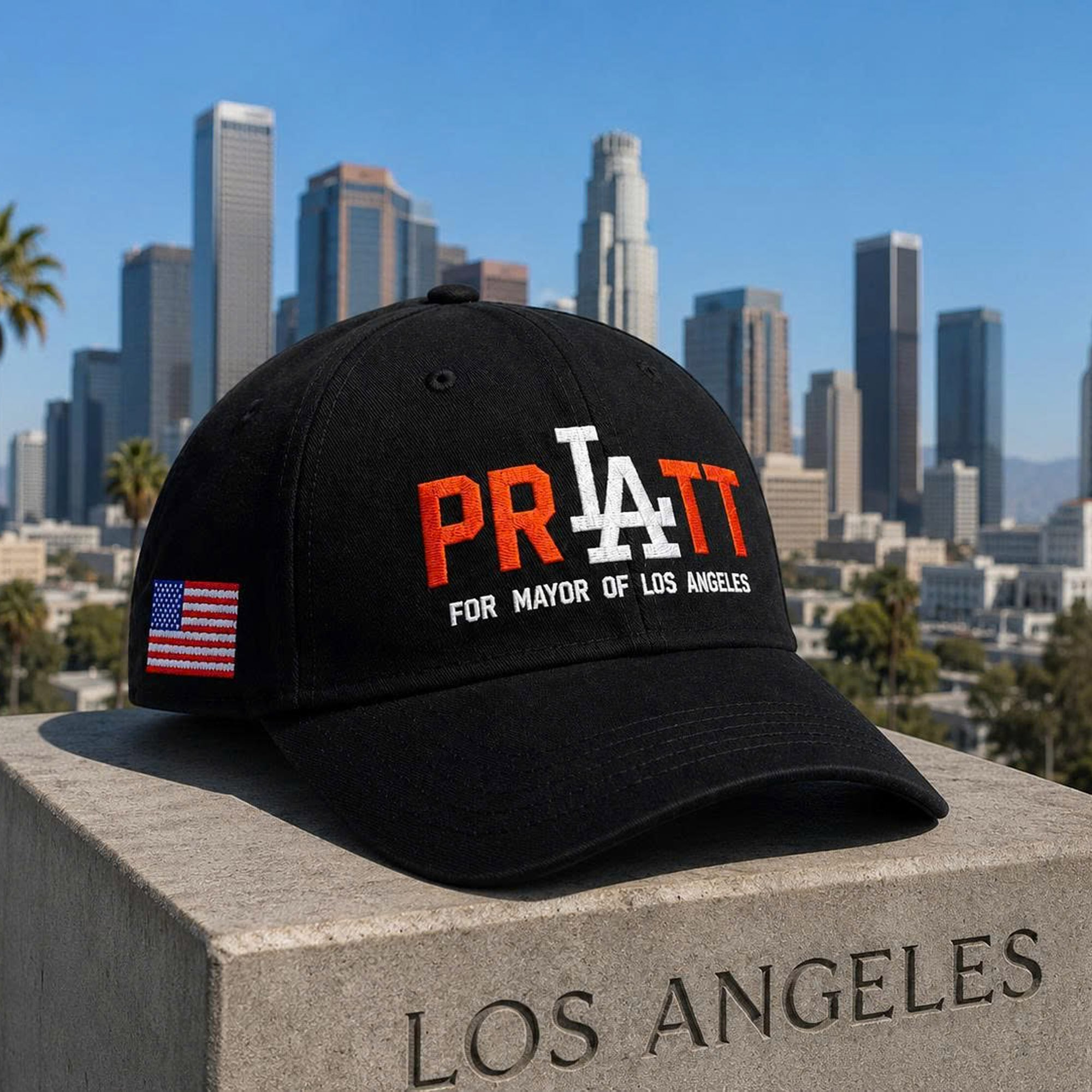 Spencer Pratt LA For Mayor Of Los Angeles America Hat 2 Spencer Pratt LA For Mayor Of Los Angeles America Hat (2)