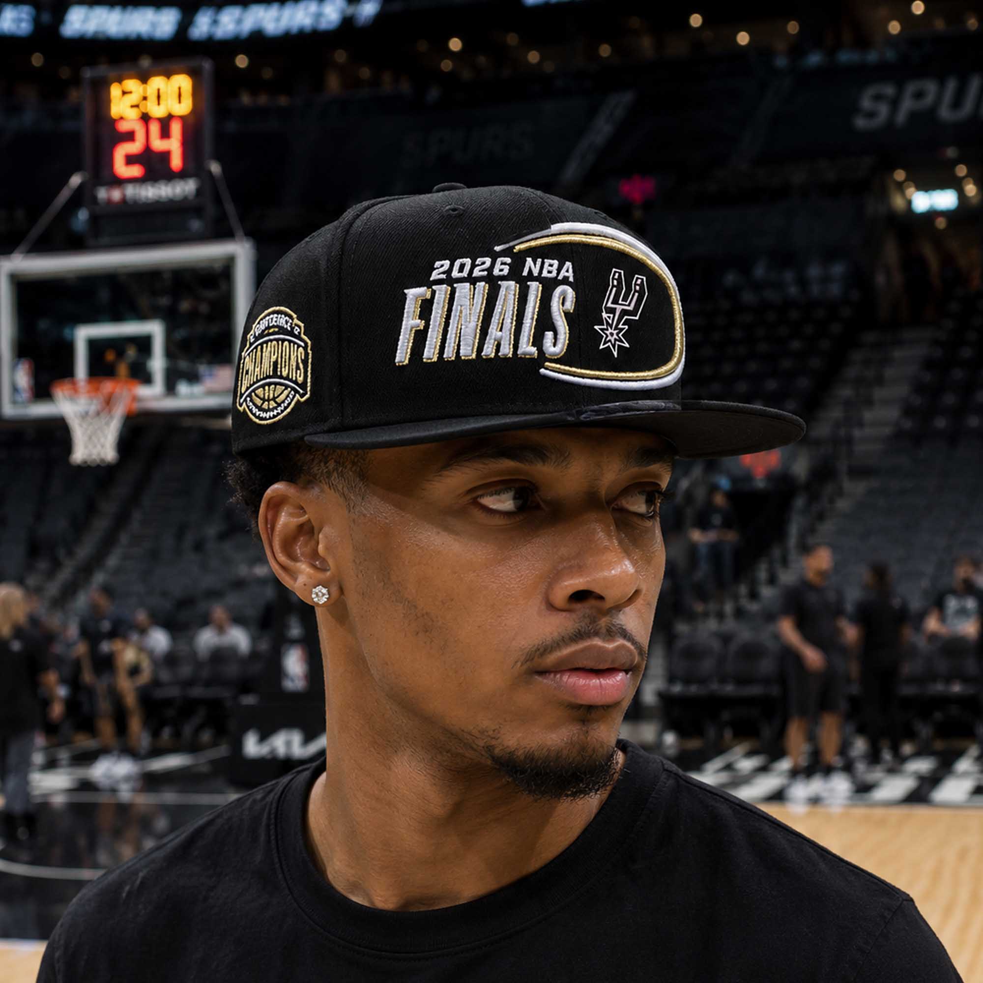Spurs Western Conference Champions 2025 2026 Hat 2 Spurs Western Conference Champions 2025 2026 Hat (1)