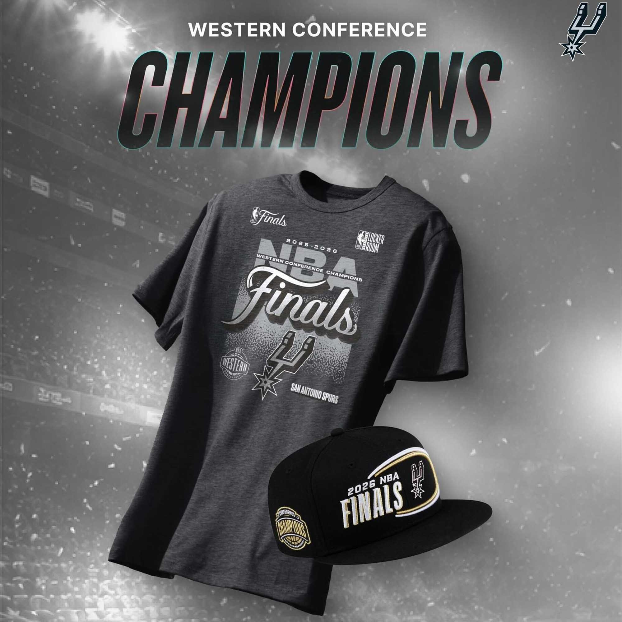 Spurs Western Conference Champions 2025 2026 Hat 3 Spurs Western Conference Champions 2025 2026 Hat (3)