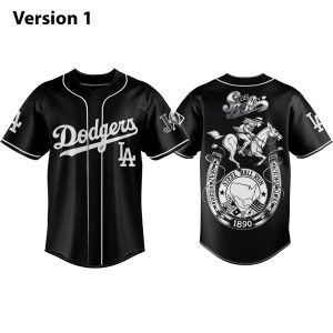 Dodgers Steel Ball Run Black 2026 Jersey 1