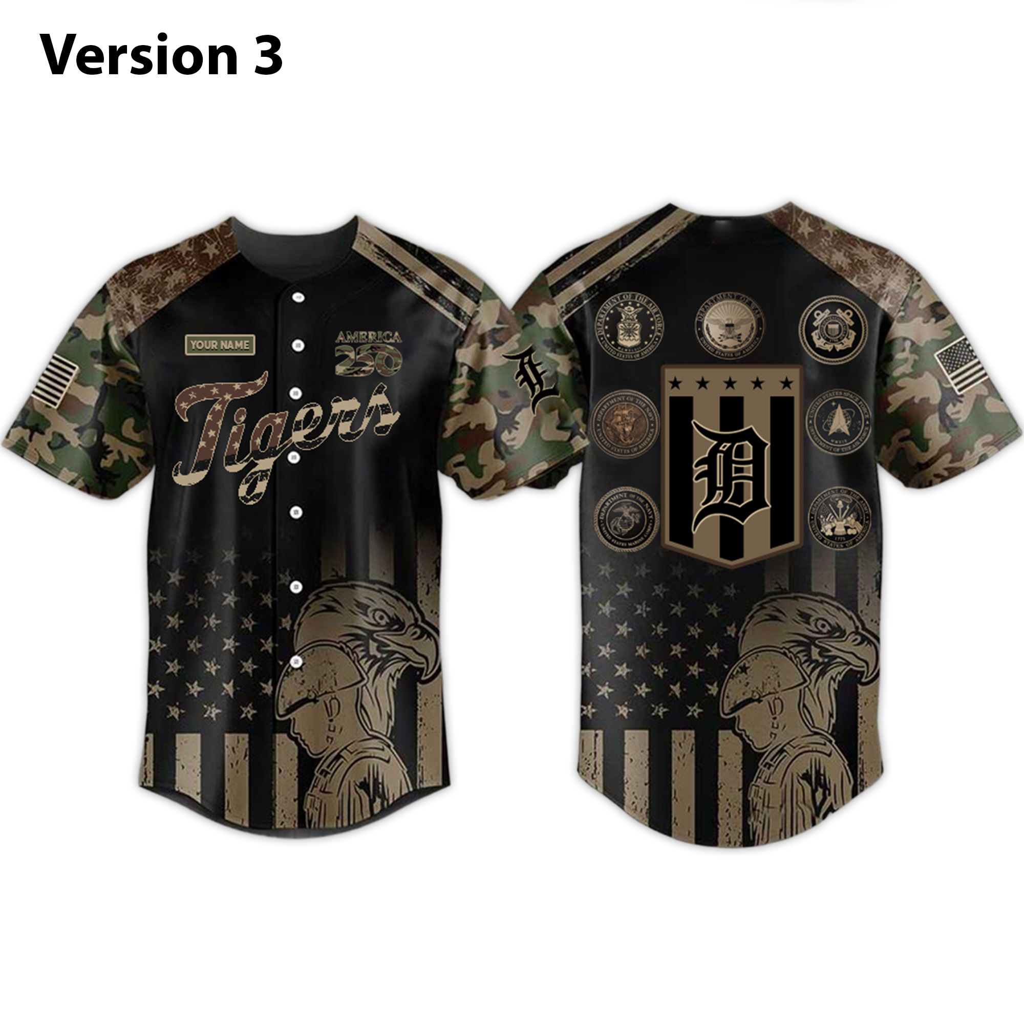 Tigers Military Appreciation Month 2026 Jersey 3 Tigers Military Appreciation Month 2026 Jersey 2