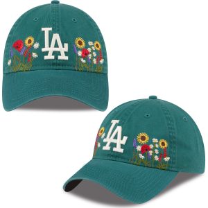 Dodgers Floral Dark Green 2026 Hat (1)
