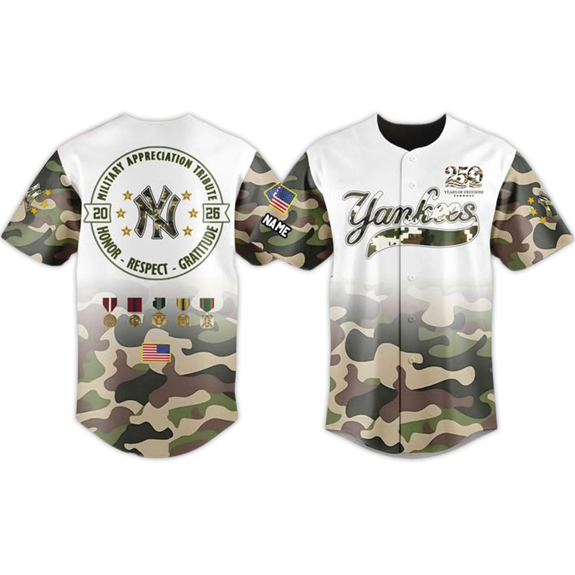 Yankees 2026 Military Appreciation Tribute Jersey Yankees 2026 Military Appreciation Tribute Jersey