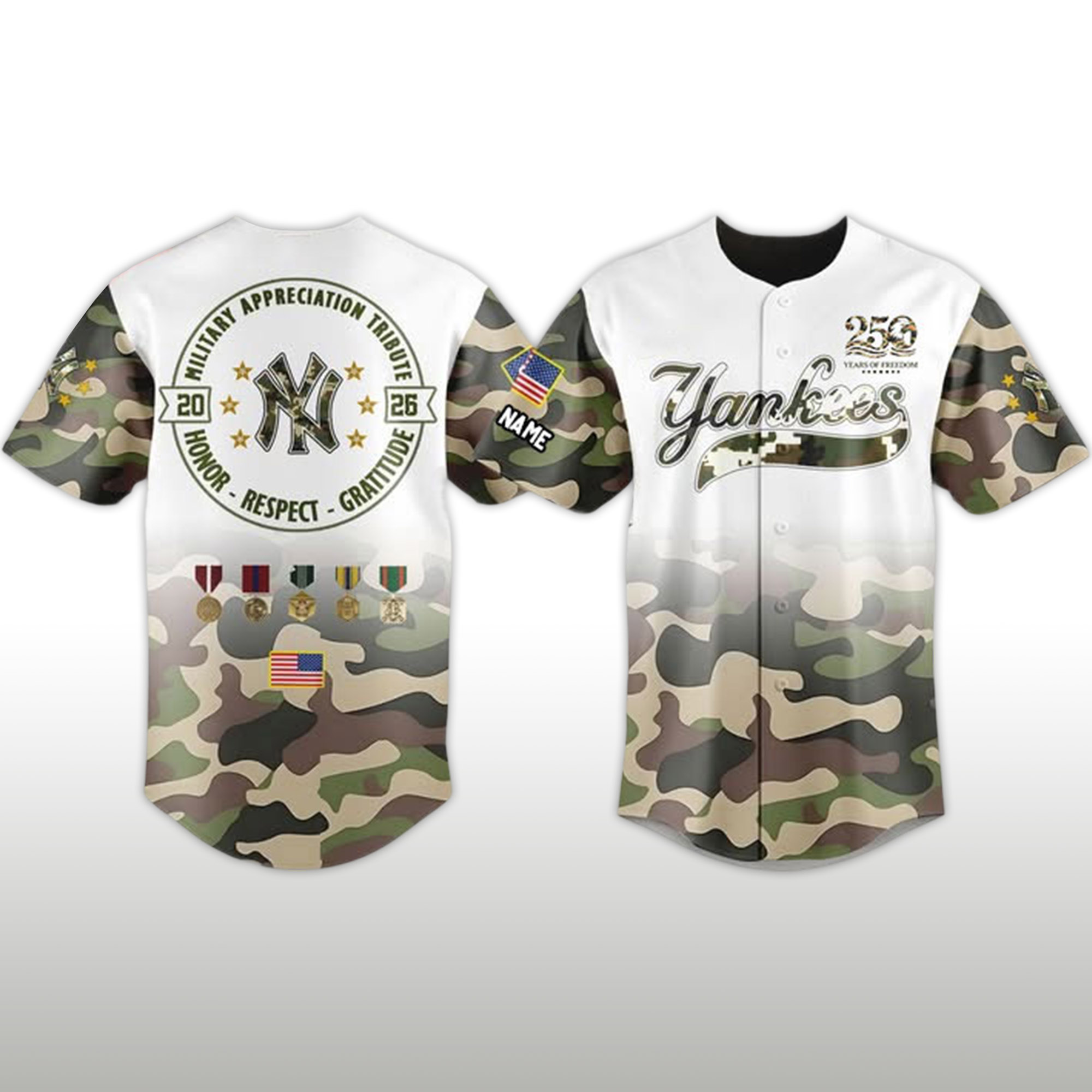 Yankees 2026 Military Appreciation Tribute Jersey 2 Yankees 2026 Military Appreciation Tribute Jersey 2