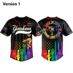 Yankees Pride Month 2026 Baseball Jersey