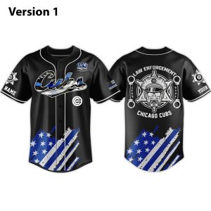 Cubs Law Enforcement Appreciation Day 2026 Jersey 1