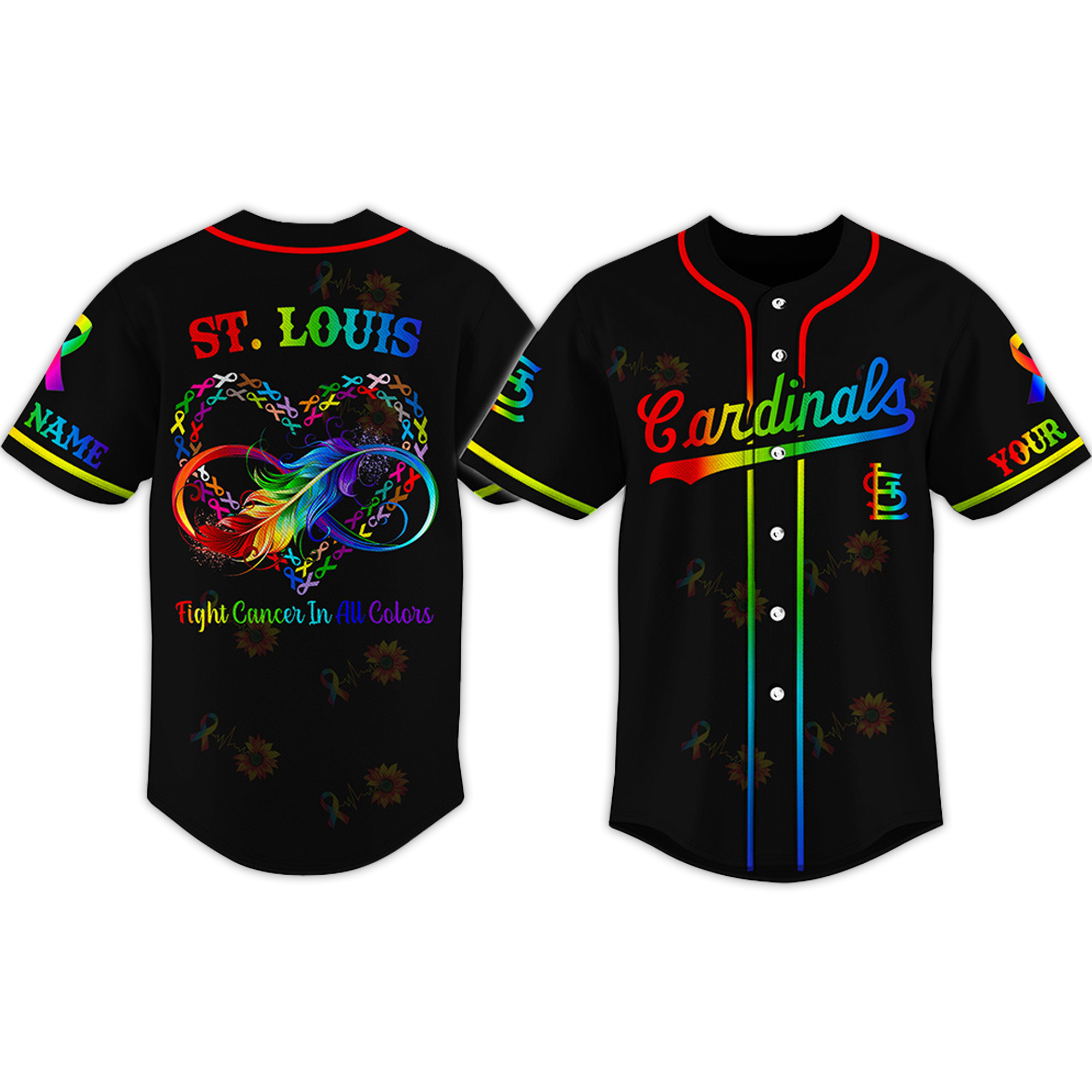 Cardinals Cancer Awareness Month 2026 Personalized Jersey 