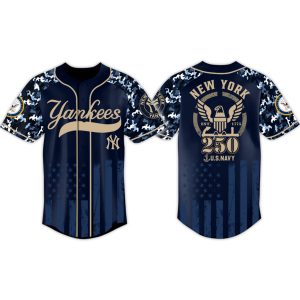 Yankees US Navy 250th Birthday Celebration 2026 Jersey 1