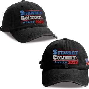 Stewart Colbert 2028 America Flag Hat (1)