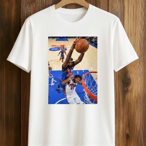 Joel Embiid Mitchell Robinson Dunking Shirt (1)