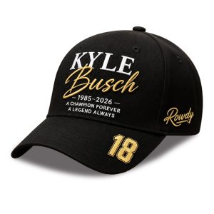 Kyle Bush A Champion Forever A Lengend Always 18 Hat (1)