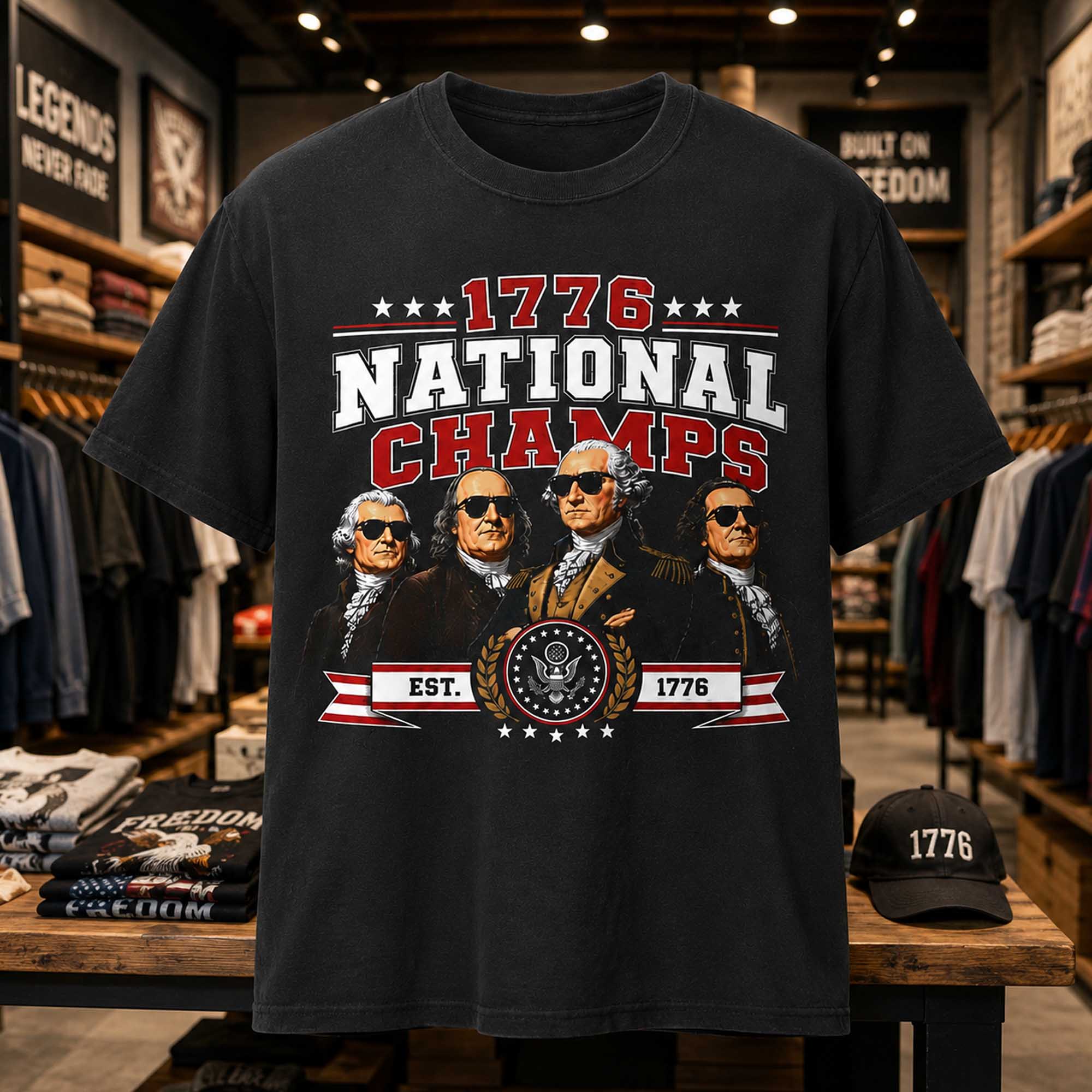 1776 National Champs Mount Rushmore Shirt 2 1776 National Champs Mount Rushmore Shirt 1
