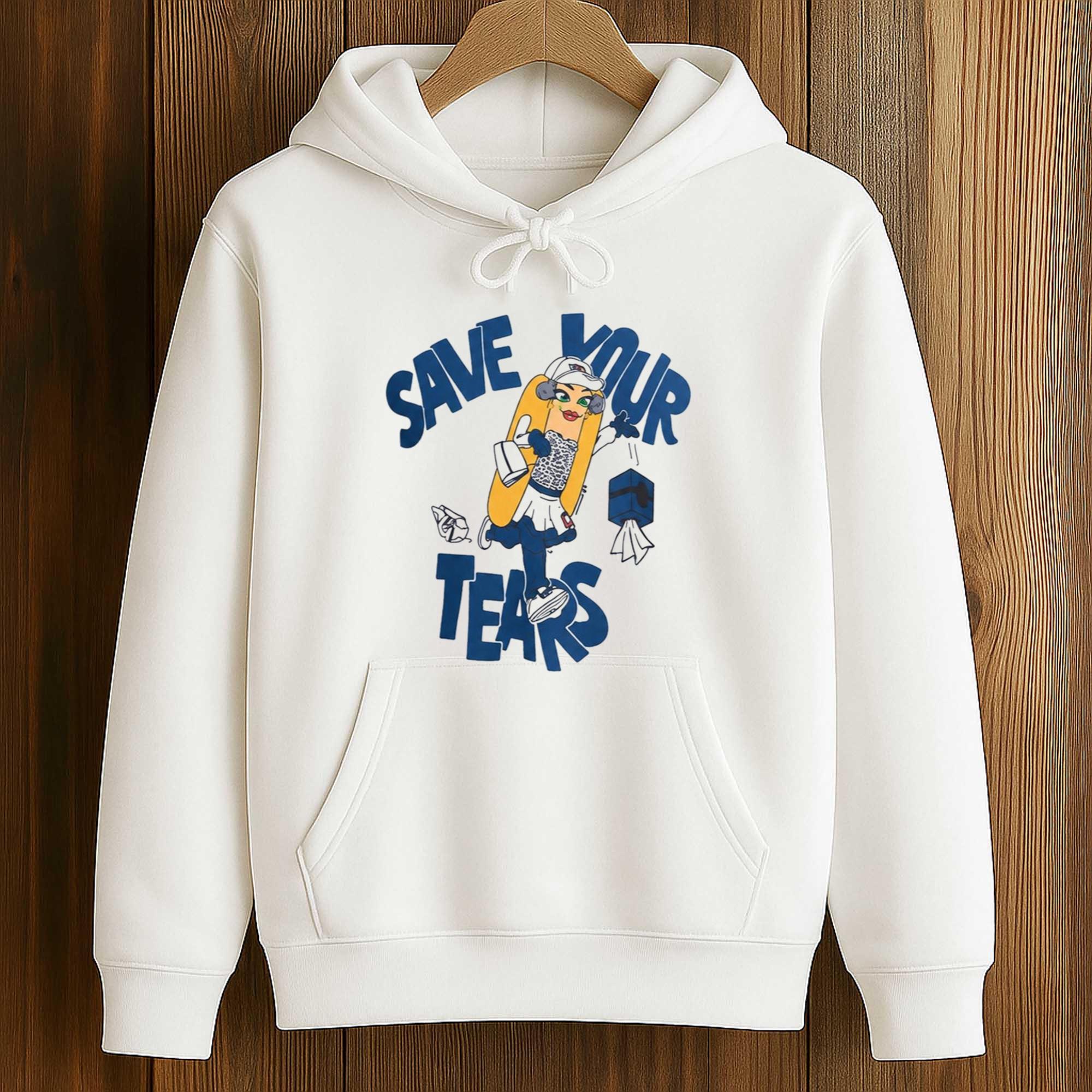 2026 Guardians Hot Dog Mascot Save Your Tears Shirt Giveaway 4 2026 Guardians Hot Dog Mascot Save Your Tears Shirt Giveaway (4)