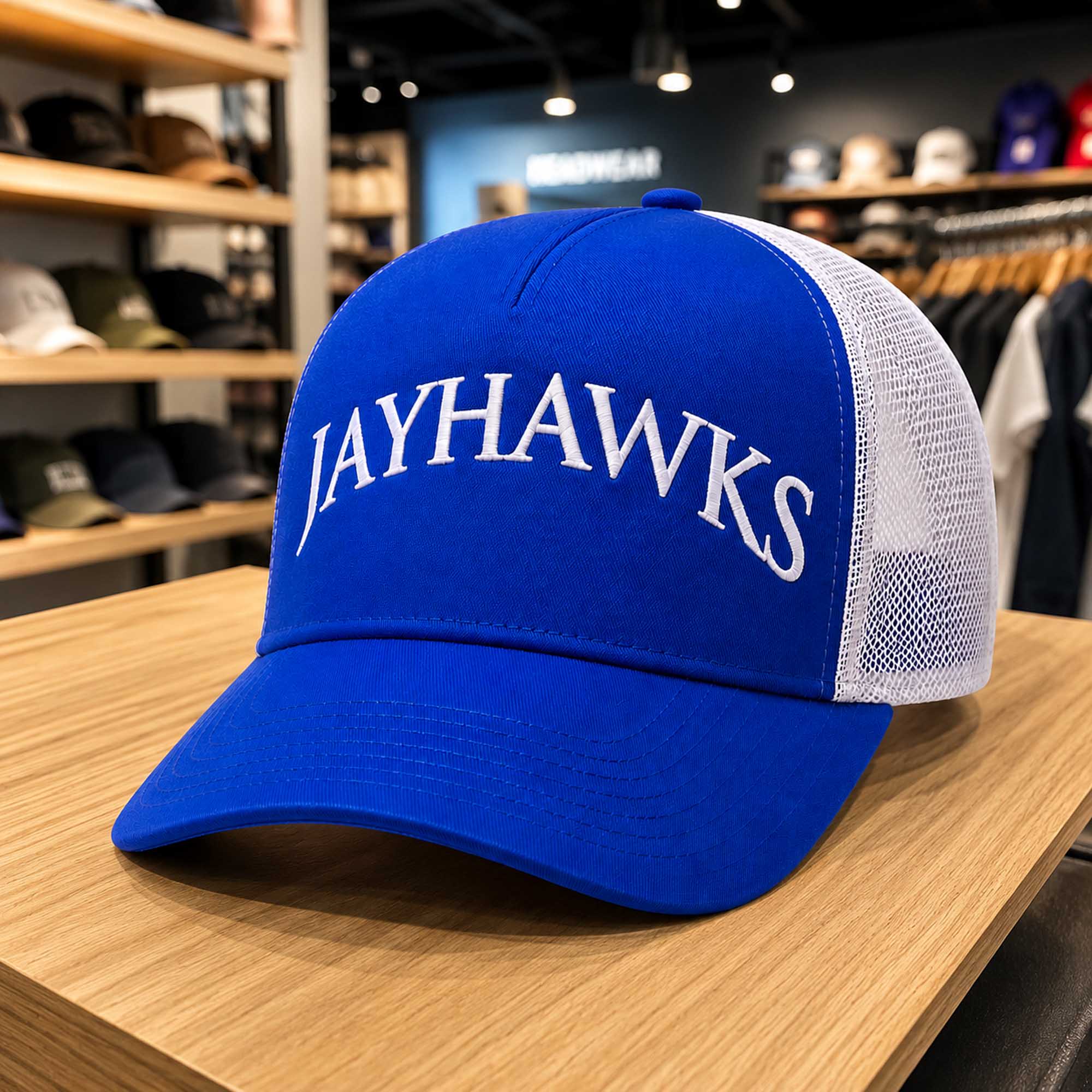 2026 Johnson Wagner Jayhawks Hat (2) 2026 Johnson Wagner Jayhawks Hat (2)