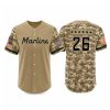 2026 Marlins Military Appreciation Night on July 10th Jersey Giveaway (2)