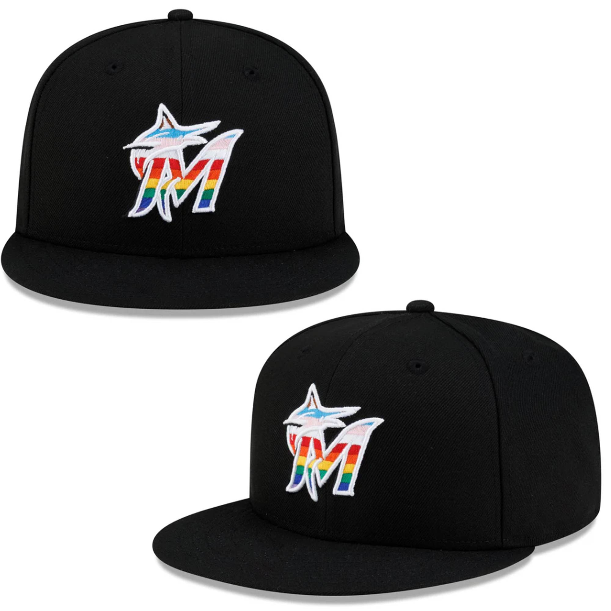 2026 Marlins Pride Snapback Hat 2026 Marlins Pride Snapback Hat