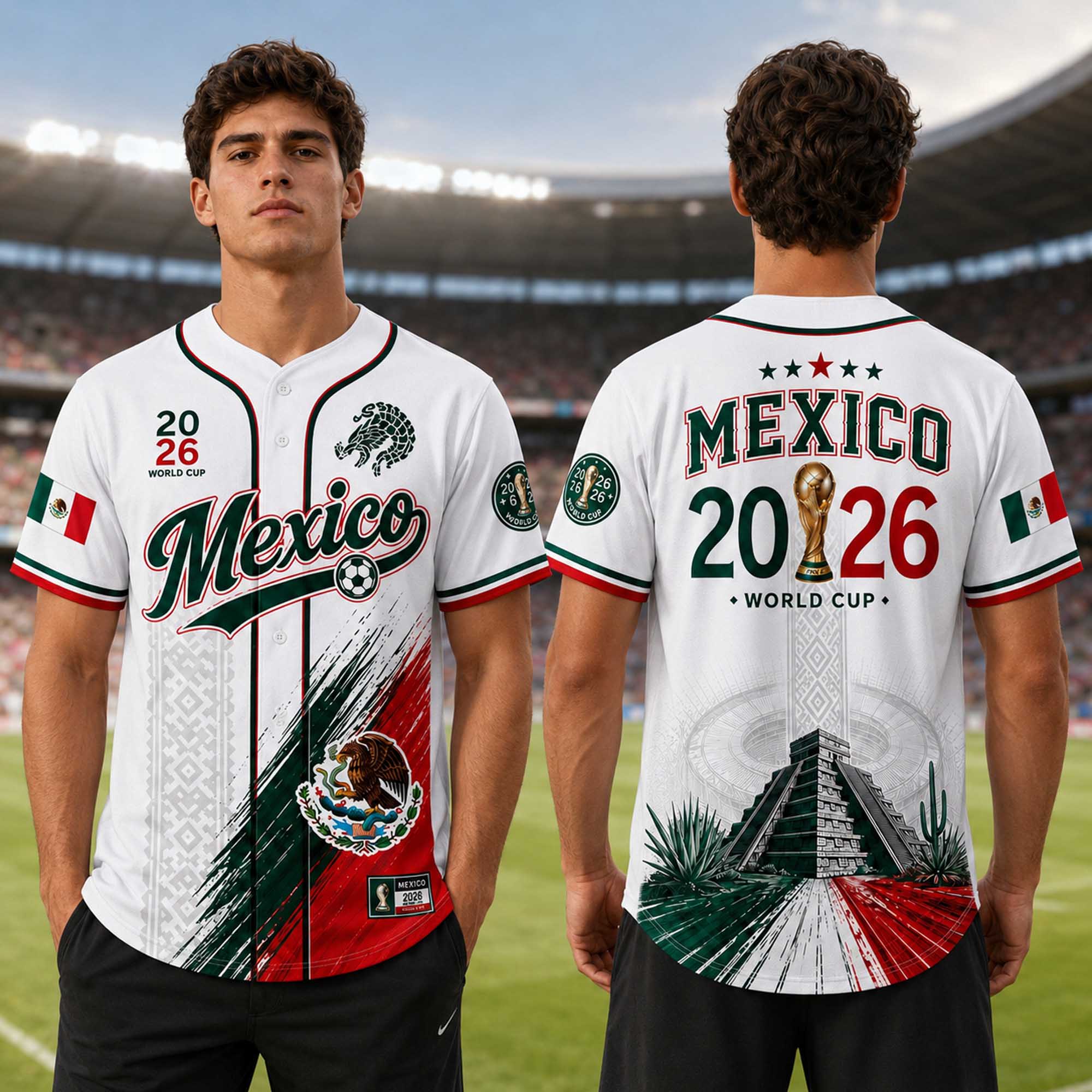 2026 Mexico World Cup Baseball Jersey (2) 2026 Mexico World Cup Baseball Jersey (2)