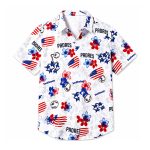 2026 Padres Giveaway Patriotic Aloha Shirt