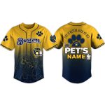 2026 Personalized Brewers National Pet Day Baseball Jersey