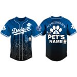 2026 Personalized Dodgers National Pet Day Baseball Jersey