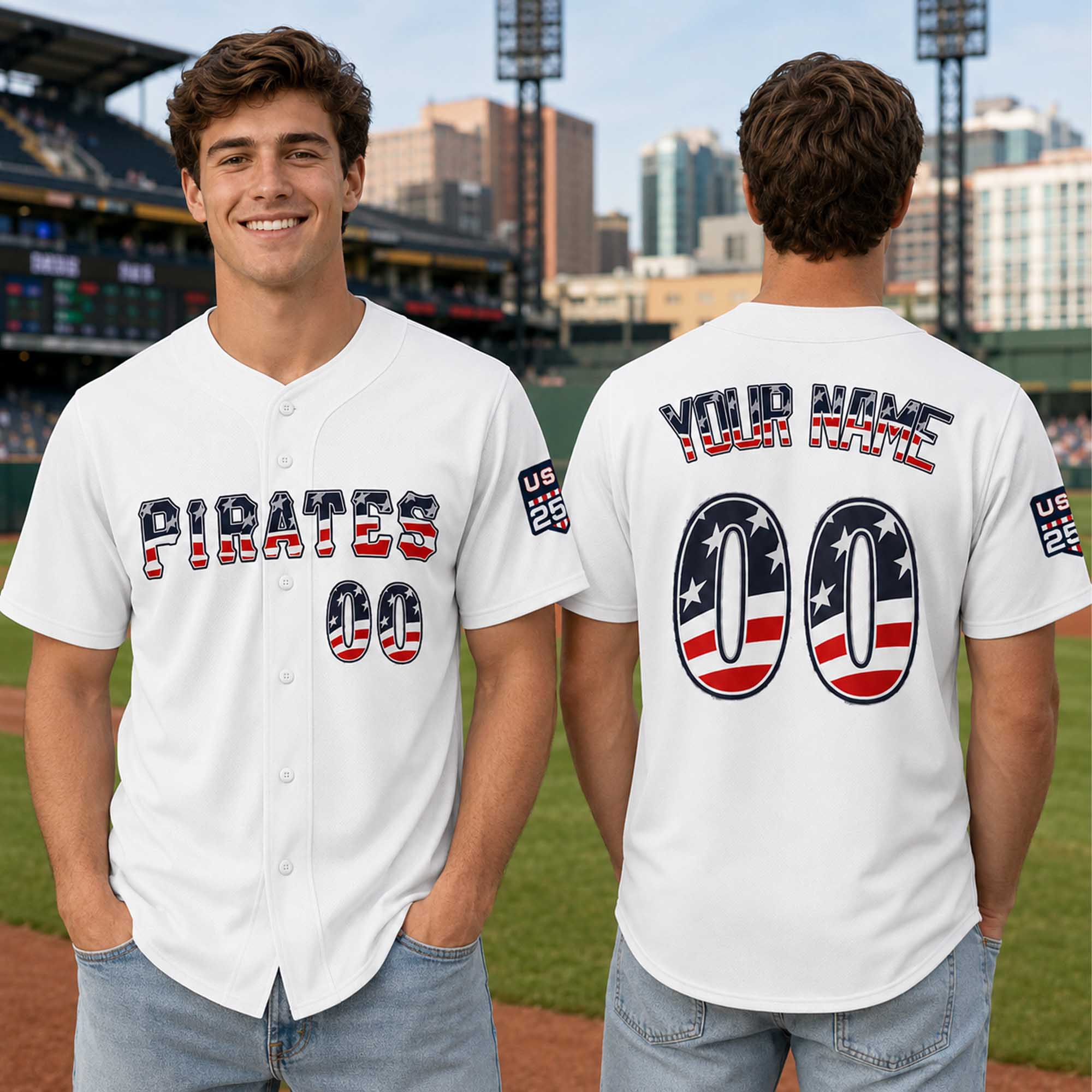 2026 Personalized Pirates 4th of July America 250th Jersey 2 2026 Personalized Pirates 4th of July America 250th Jersey (2)