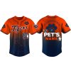 2026 Personalized Tigers National Pet Day Baseball Jersey 1