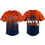 2026 Personalized Tigers National Pet Day Baseball Jersey