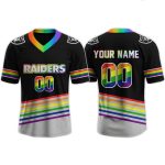 2026 Raiders LGBTQ Pride Month In June Football Jersey