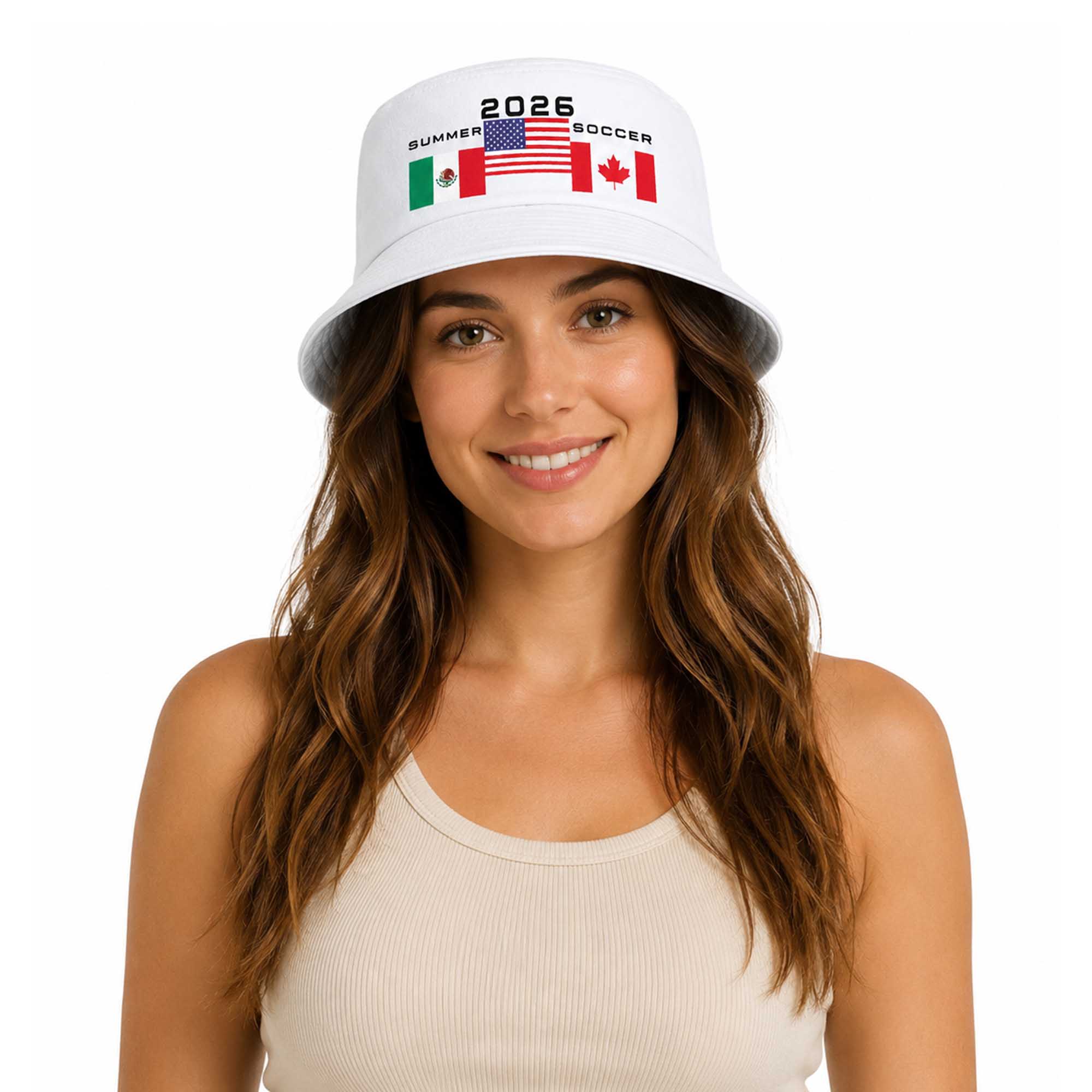 2026 Summer Soccer Mexico USA and Canada World Cup Bucket Hat (2) 2026 Summer Soccer Mexico USA and Canada World Cup Bucket Hat (2)