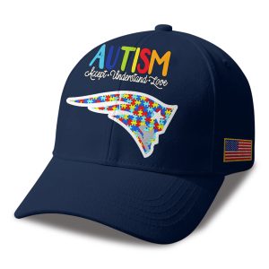 Patriots Autism Awareness 2026 America Flag Hat 1