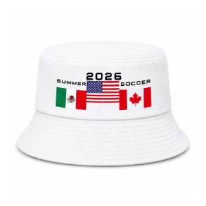 2026 Summer Soccer Mexico USA and Canada World Cup Bucket Hat (3)