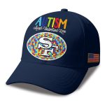 49ers Autism Awareness 2026 America Flag Hat