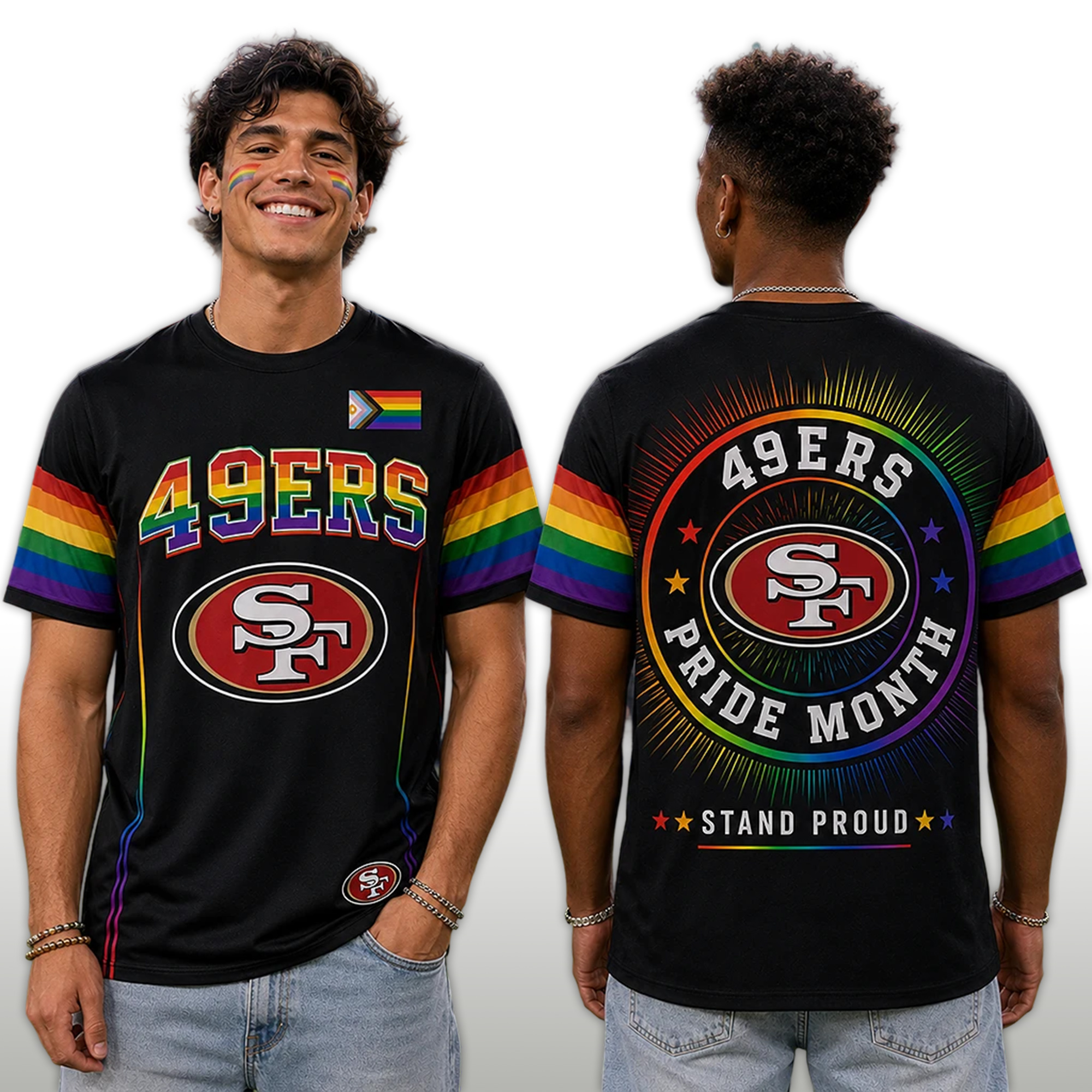 49ers Happy Pride Month Shirt 2 49ers Happy Pride Month Shirt 2