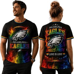 Eagles Pride Love Is Love Shirt 1