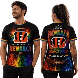Bengals Pride Love Is Love Shirt 1