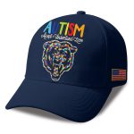 Bears Autism Awareness 2026 America Flag Hat