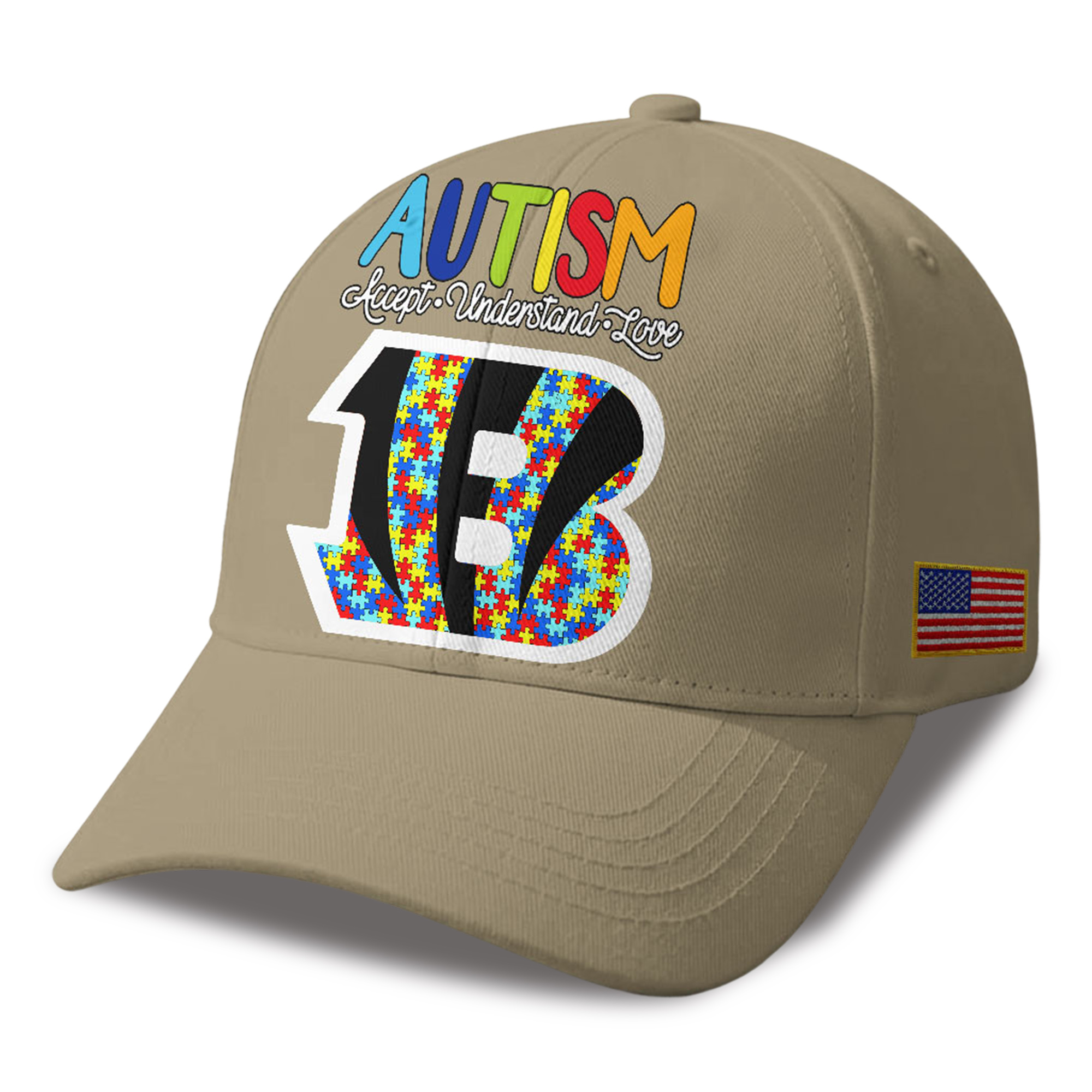 Bengals Autism Awareness 2026 America Flag Hat 3 Bengals Autism Awareness 2026 America Flag Hat 3