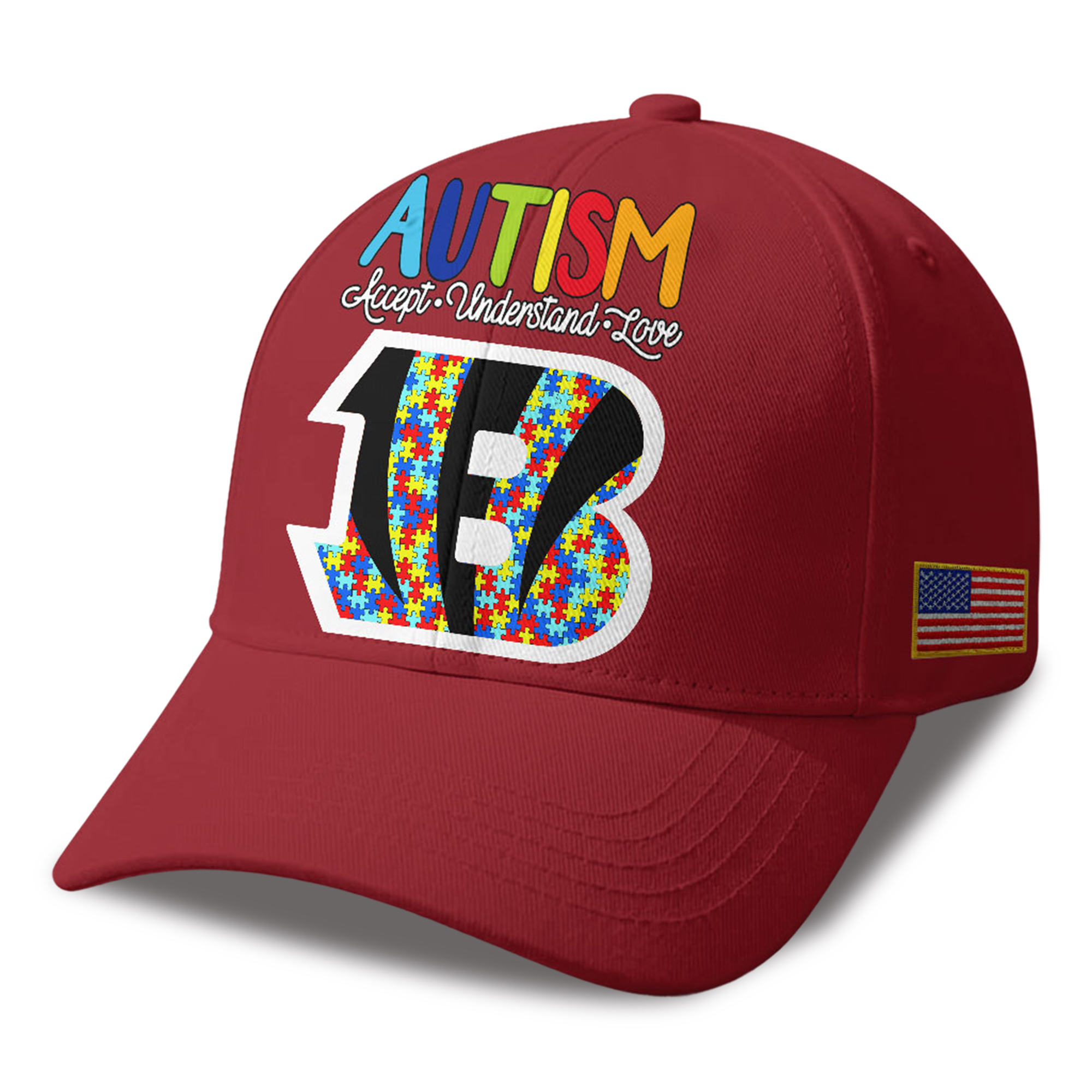 Bengals Autism Awareness 2026 America Flag Hat 4 Bengals Autism Awareness 2026 America Flag Hat 4