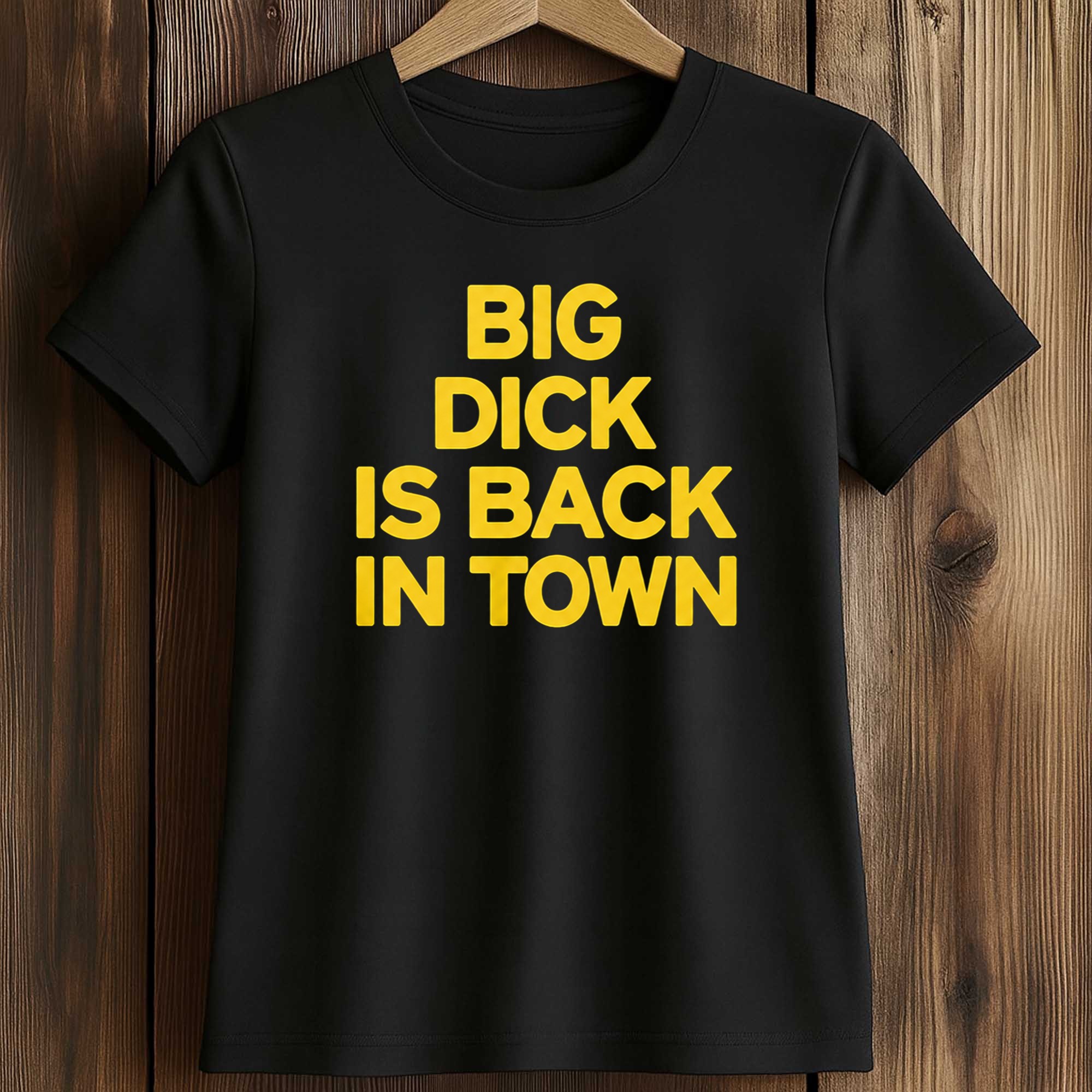 Big Dick is Back In Town Shirt 2 Big Dick is Back In Town Shirt (2)