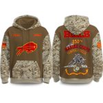Bills 2026 USMC 250th Birthday Celebration Night Hoodie