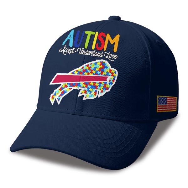 Bills Autism Awareness 2026 America Flag Hat