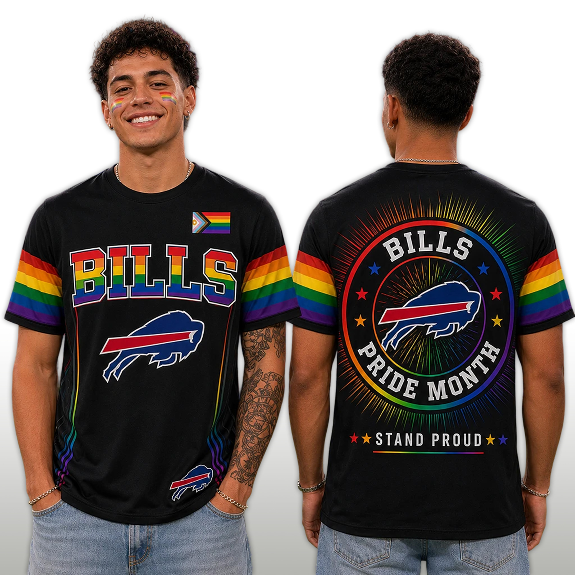 Bills Happy Pride Month Shirt 2 Bills Happy Pride Month Shirt 2