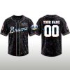 Braves Crucial Catch Intercept Cancer Baseball Jersey 2