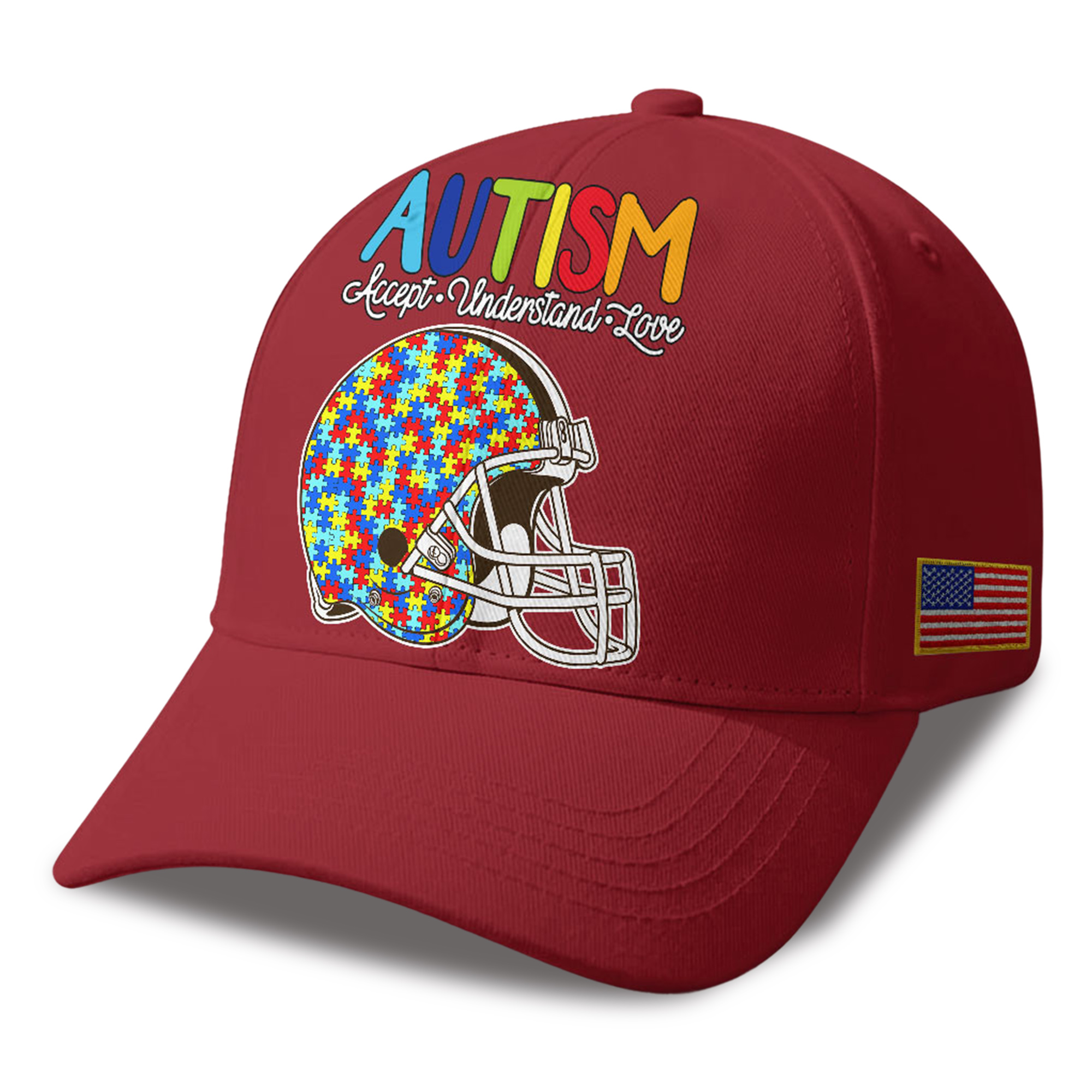 Browns Autism Awareness 2026 America Flag Hat 4 Browns Autism Awareness 2026 America Flag Hat 4