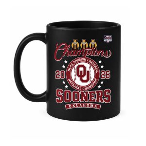 Sooners Baseball National Champions 2026 Mugs (1)