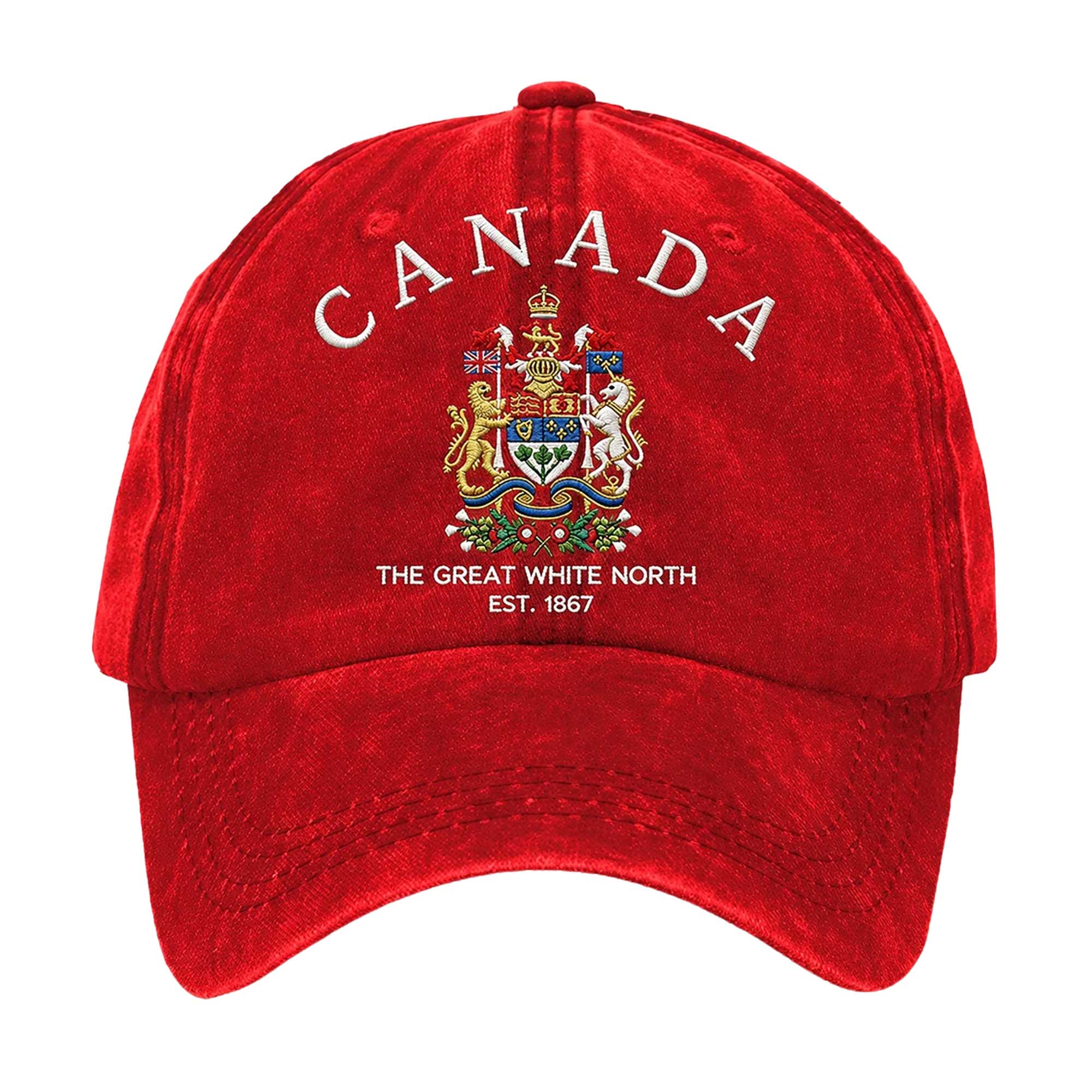 Canada The Great White North Est 1867 Hat (1) Canada The Great White North Est 1867 Hat (1)