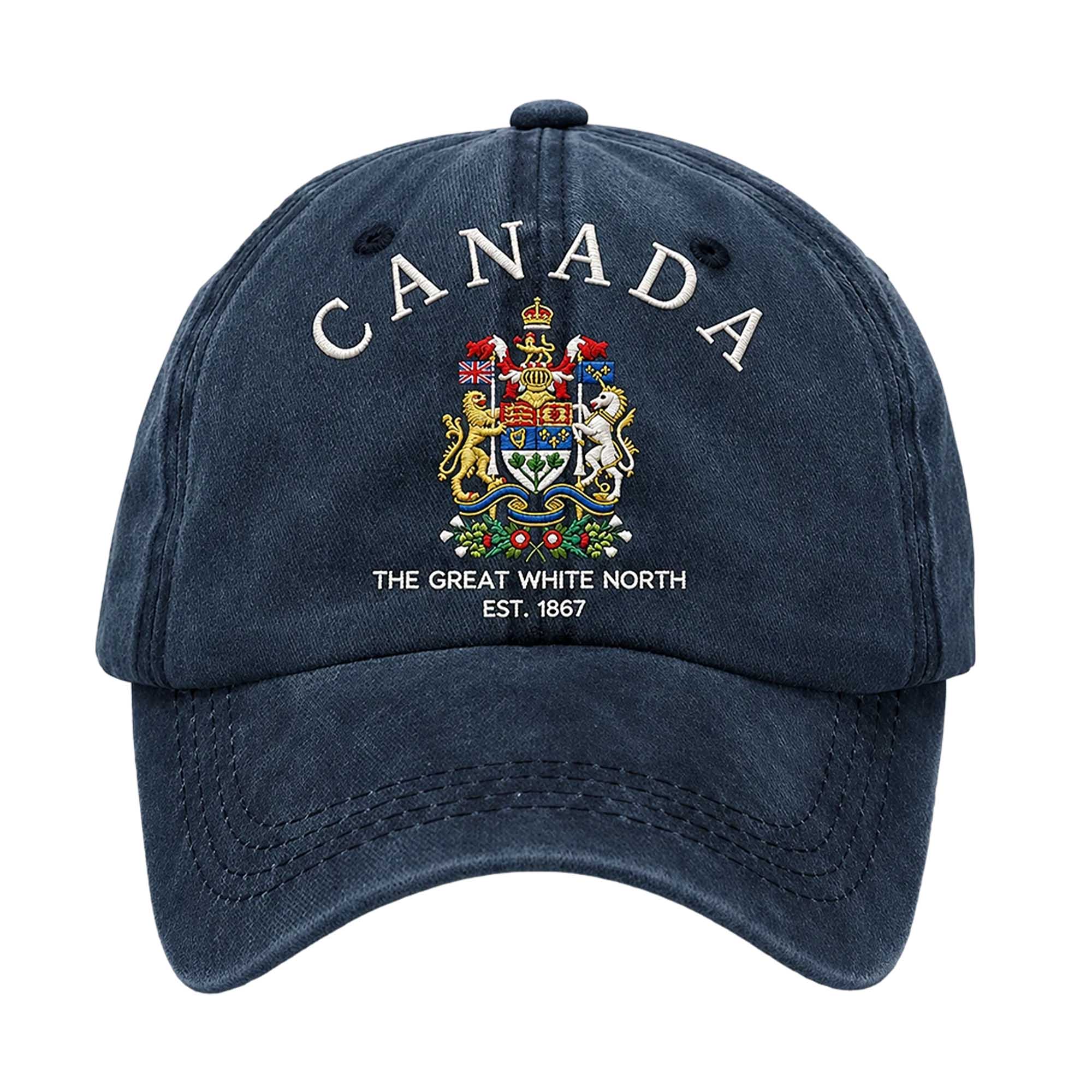 Canada The Great White North Est 1867 Hat 3 Canada The Great White North Est 1867 Hat (3)