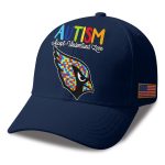 Cardinals Autism Awareness 2026 America Flag Hat